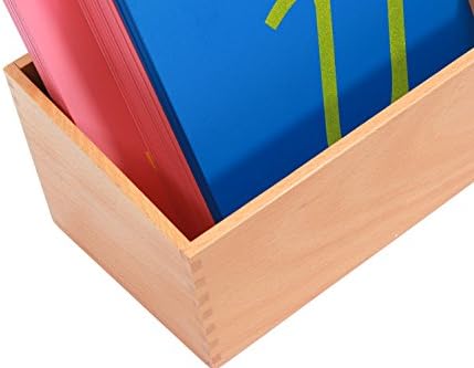 Adena Montessori Sandpaper Letters, Capital Case Cursive, with Box
