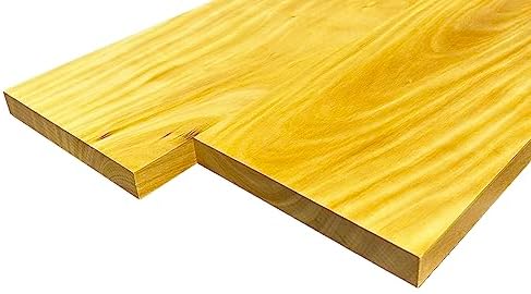 Barrington Hardwoods Yellowheart Lumber Board - 3/4" x 6" (2pcs) - 3/4" x 6" x 18"