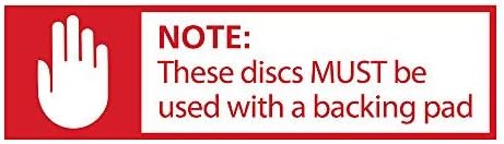 Mercer Industries 317016-5" x 7/8" Aluminum Oxide Resin Fiber Discs, 16 Grit (5 Pack)
