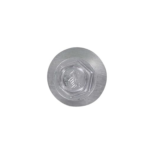 Fasteners Plus ST Fastening Kwikseal Woodbinder Metal to Wood #10 x 2 Ash Gray Screws with EPDM Rubber Washer, 250-Count - Designed for Metal Roofing and Siding Panels