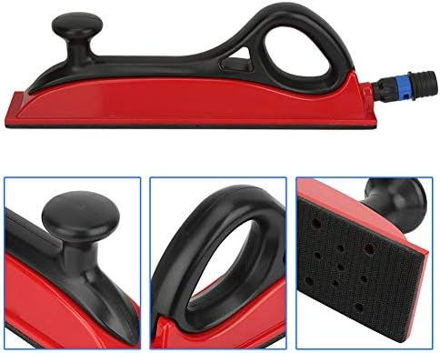 Hand Sanding Block Dust Extraction Plastic Grinding Block Polishing Tool 2.8×16.5in