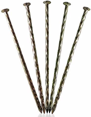 70 Pack 6"Artificial Turf Nails Garden Stakes Galvanized Landscaping Spikes