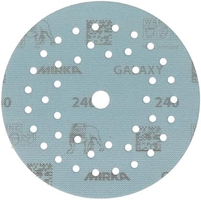 Mirka Galaxy Multifit 5 Inch Ceramic Sandpaper 240 Grit Hook & Loop 50 Pack