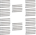 Peach Country Outdoor Heavy Duty (50 Count) - Round Metal Landscape & Paver Edging Anchoring Stake, 10-Inch Length - Bright Spike Timber Nail, Tent Spikes, Camping, Trapping, Landscape, (50)