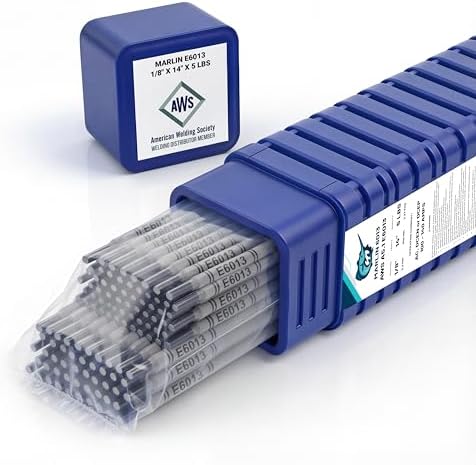 E6013 Welding Rods 1/8”, 25 lb — Premium Carbon Steel Stick Welding Electrodes, Smooth Arc, Easy Slag Removal, All‑Position, Beginner‑Friendly, Sheet Metal & Mild Steel, AC/DC & 110V Compatible