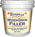 Goodfilla Walnut, 1 Quart (3.7lbs) Wood and Grain Filler, Stainable, Sandable, Zero Waste, Non-Toxic, USA Made