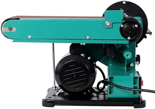 4" x 36" Belt Sander 6" Disc Polisher Grinder Sanders,120V/60Hz.Green Color