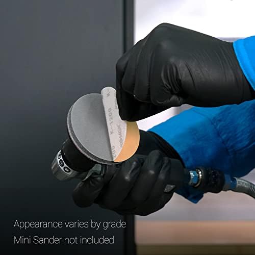 Super Assilex Flexible 3 inch Sanding Discs, Sky K-600, Hook & Loop, 730-2510, 50 Discs + Interface Pad