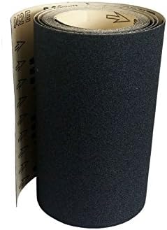 8 Inch x 5 Meters Starcke Sandpaper Rolls - 80 Grit Silicon Carbide Sand Paper Rolls, Heavy Duty Roll Sandpaper Sheets for Wood, Stone, Concrete and Plastics, Auto Sandpapers, Wood Floor Sanders
