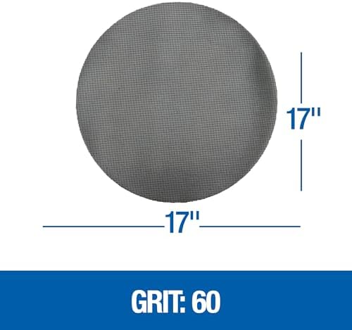 Mercer Industries Floor Sanding Screen Disc, 10 Pack, 17", Grit 60