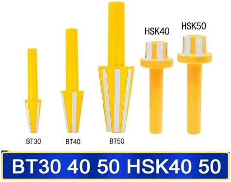 Spindle Cleaning Rod BT30 BT40 BT50 HSK32 HSK40 HSK50 HSK63A HSK63F Cleaning Rod Cleaner Brush Taper Collet Holder Wipe Tool Bracket(1PCS,HSK50A)