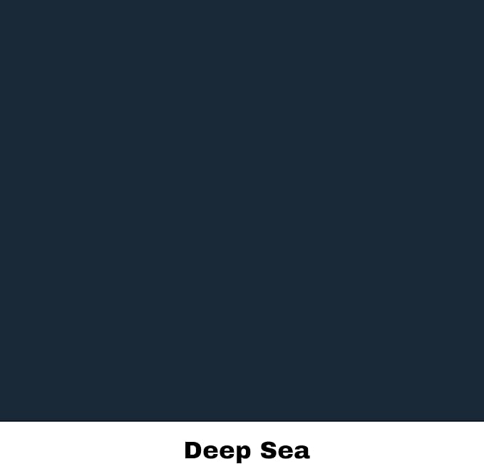 Dixie Belle Silk All-in-One Mineral Paint - Deep Sea (4oz) - Blue Black Water Based Built-In Primer + Topcoat for Wood + Metal - Durable Furniture Paint - Low Reflective Finish