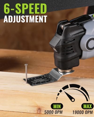 WORKPRO 20V Brushless Cordless Oscillating Multi-Tool Kit