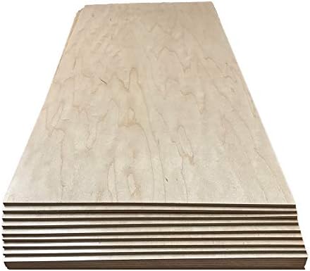 1/8" x 12" x 24" Pre Finished Maple Plywood - Perfect Laser Cutting - Engraving - Cherokee Wood Products (64)