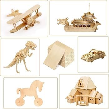 12 Pack Basswood Sheets Plywood Board 18 x 24 x 1/8 Inch- 3mm Thick Unfinished Wood Boards with Smooth Surfaces for Crafts, Laser Cutting and Engraving, CNC Cutting, DIY Architectural Models