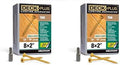 Deck Plus Exterior Deck Screws, #8 x 2in, 250 Pack, Tan