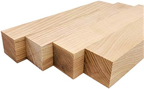 Barrington Hardwoods White Ash Lumber Square Turning Blanks (4 Pieces) (2" x 2" x 30")