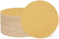 HARFINGTON 100 Pcs 5 Inch Sanding Discs 60 Grit Yellow Aluminum Oxide