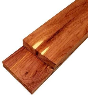 Eastern Red Cedar Lumber - 3/4" x 6" (2pcs) (3/4" x 6" x 48")