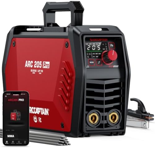 ARCCAPTAIN 205A Stick Welder, ARC/Lift TIG Welding Machine, 120V/240V
