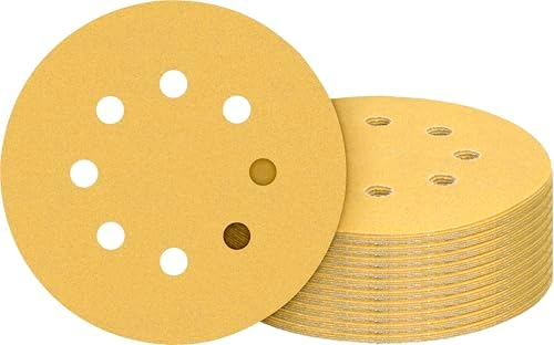 Bosch 50x Expert C470 Sandpaper Set (for Paint on Wood, Hardwood, Ø 125 mm, Grit 10 x 60, 10 x 80, 10 x 120, 10 x 180, 10 x 240, Professional Accessory Random Orbital Sander, Random Orbital Sander)
