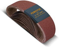 POWERTEC 10PK 4x36 Sanding Belts, 60 Grit Aluminum Oxide, 4 x 36 Inch Sanding Belts for Benchtop Belt and Disc Sander, Belt Sandpaper, Woodworking, Metalworking, Paint, Rust Removal (110630)