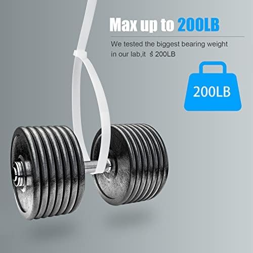 Armpow 18 inch Black Zip Ties Heavy Duty 250 PACK, 200 LBS Ultra Exclusive Strong Plastic Wire Ties, Large Cable Ties Extra Long Tie Wraps, Indoor and Outdoor UV Resistant