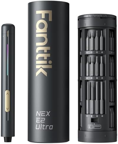Fanttik E2 Ultra Electric Screwdriver, Screwdriver for Electronics (Grey)