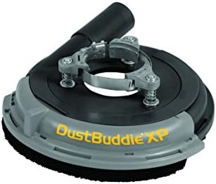 Dustless Technologies D5850 Dust Buddie XP Universal Dust Control Attachment for Grinders, 7", Black/Gray