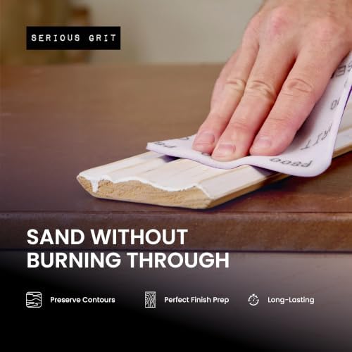 Serious Grit - P180 Grit Ceramic Foam Sandpaper Roll - 115mm x 25m