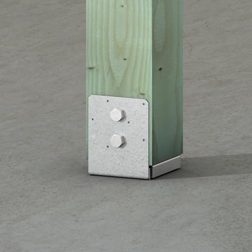 Simpson Strong-Tie ABU66Z ABU ZMAX Galvanized Adjustable Standoff Post Base for 6x6