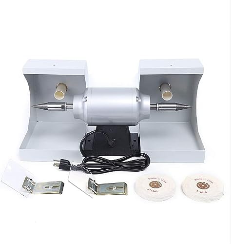 550W Dental Polishing Polish Lathe Machine,Buffing Grinder Lab Equipment Polisher,3000Rpm Dental Lab Bench Buffing Grinder ,for Jewelry Polishing Burnishing Casting