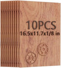 10 Pack Rosewood Plywood Sheets, 16.5"x11.7"x1/8" Unfinished Wood Blanks, Ideal for Laser Cutting, Engraving, DIY Crafts, Wood Burning, Sign Making & Home Decor