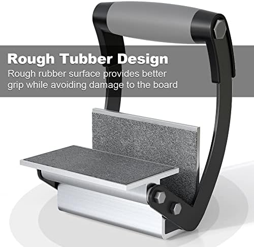 Panel and Plywood Carrier, Plywood Lifting Tool and Drywall Carrying Tool, Aluminum Alloy Soft-Grip Handle Gripper Lift for Sheetrock, Adjustable Clamp Carrier Thickness up to 3/4 inch
