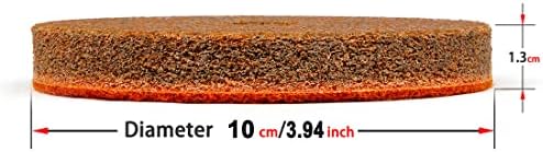 4 Inch Diamond Sponge Polishing Pads Kit with Backing Pad 5/8"-11 Thread Adapter for Marble Restore Polisher Grinder Drill