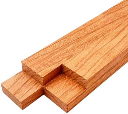 Barrington Hardwoods Red Zebrawood Lumber Board - 3/4" x 2" (4 Pcs) (3/4" x 2" x 18")