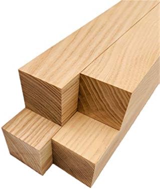 Barrington Hardwoods White Ash Lumber Square Turning Blanks (4 Pieces) (2" x 2" x 24")