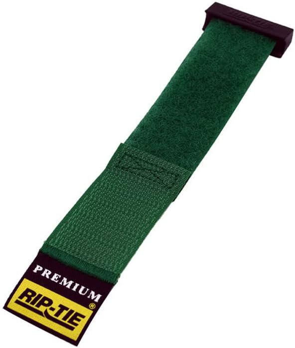 RIP-TIE 1 x 21.5 Rip-Lock CableWrap Cable Tie Perfect for Heavy Duty Cables 10 Pack Green