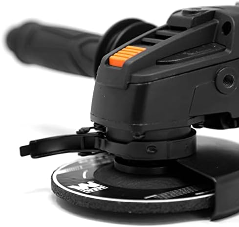 WEN Cordless Angle Grinder, Brushless with 20V Max 4.0 Ah Lithium-Ion Battery and Charger (20944), Black