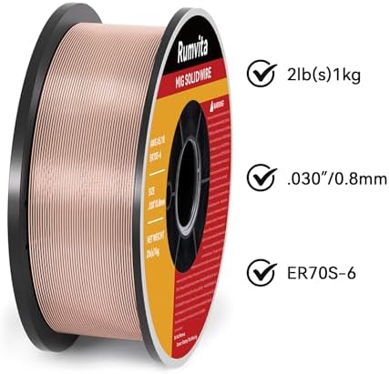 Mig Welding Wire ER70S-6 .030"(0.8 mm)- 2 Pound Spool MIG Wire