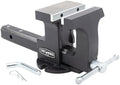 Yost Vise RHV-6 6-Inch Truck Trailer Receiver Vise | Heavy Duty Portable Work Vise | 5.9" Jaw Width, 5.81" Max Jaw Opening, 4.96" Throat | Fits Standard 2" Hitch with Hitch Pin Included