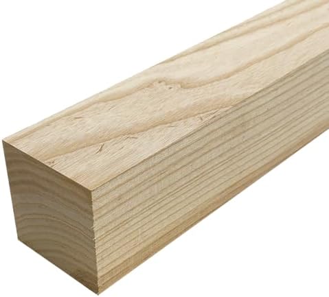 Barrington Hardwoods White Ash Lumber Baseball Bat Turning Blank - 3" x 3" (1 Pc) (3" x 3" x 36")