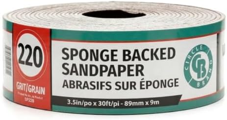 Circle Brand Foam Backed Sandpaper Roll (220)