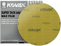 MaxFilm Ultra Premium 6 inch Sanding Discs, P600, 0 Holes, Hook & Loop, 520-0600, 50 discs
