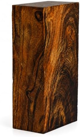 IECAP LLC Desert Ironwood Blanks — 6 x 3 x 2 Inches — Exotic Hardwood Lumber Block for Tool Handles, Knife Handle, Pen Blanks, Carving & DIY Crafts — Natural Ironwood Turning Block for Woodworking