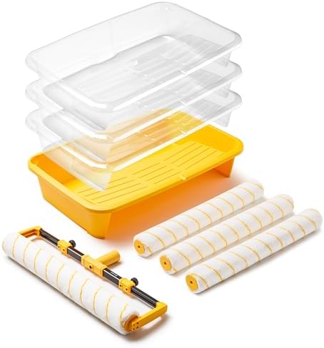 Voomey 18" Paint Roller kit，9 Piece 18 inch Paint Roller