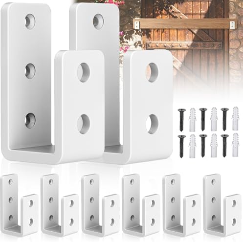 2x4 Door Barricade Brackets, 6mm Thickened Security Brackets(8Pack)