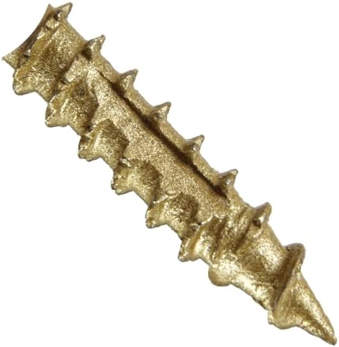 Jake Sales #10 x 3-1/2" Bronze Coated Multipurpose Wood Screw Torx/Star Drive Flat Head (1 Pound - 54 Approx. Screw Count) Exterior Coated - ACQ Compatible Wood Screws