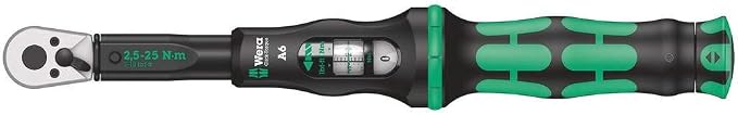 Wera Click-Torque A6 Torque wrench Hex 2 5-25 Nm
