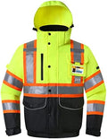 JKSafety Safety Jakcet for Men Women 3M Reflective Tape JK118 YBlack M